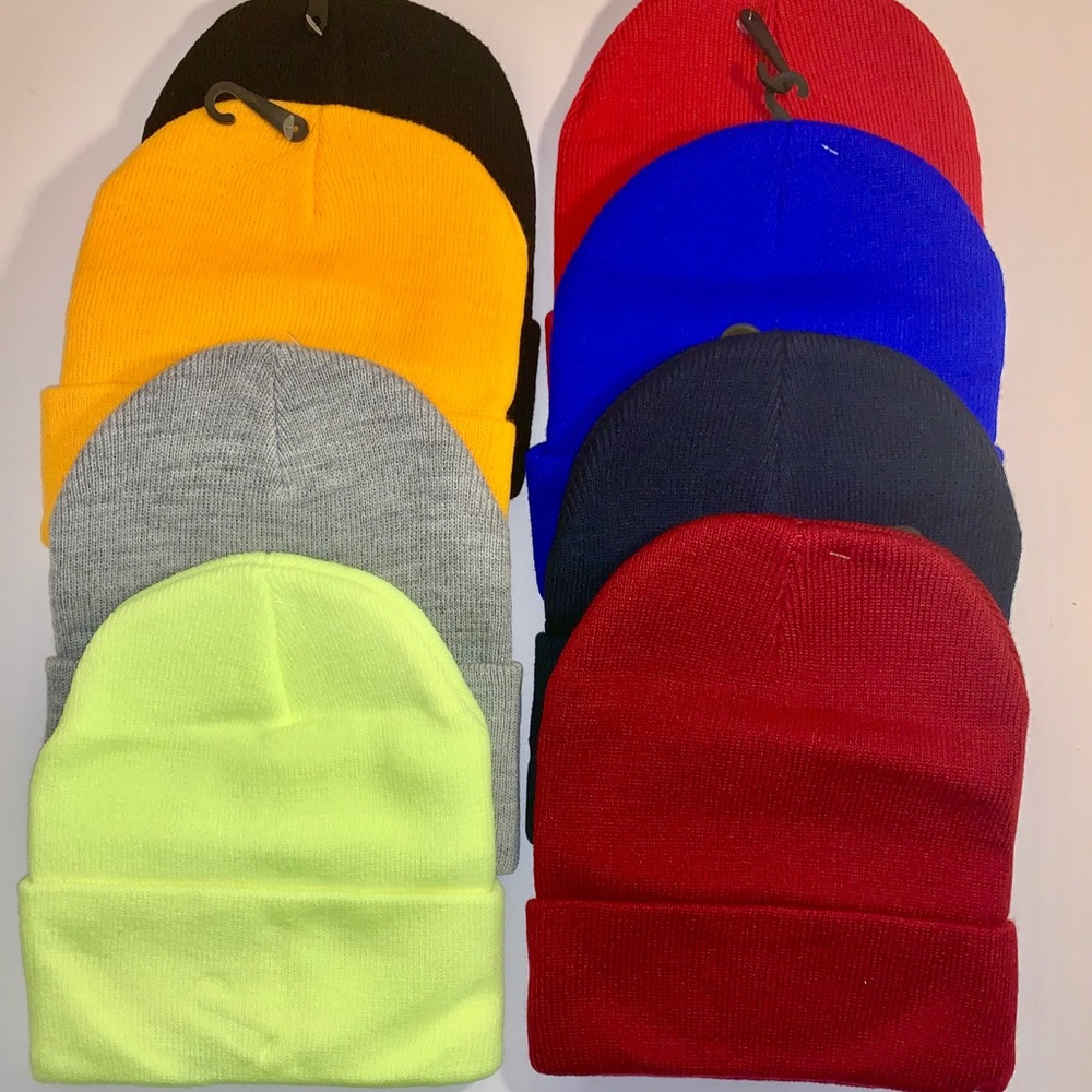 8 For $29 Original Unisex Thermal Cuffed Beanies